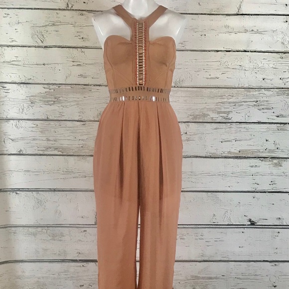 WOW couture Pants - D7 WOW Couture Bronze Jumpsuit Md